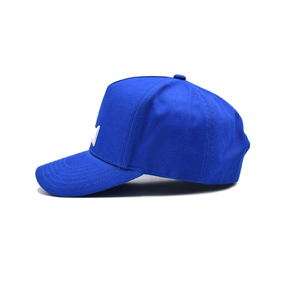 Capa de béisbol personalizada de cinco paneles con corona de perfil no estructurado y sudadera de algodón