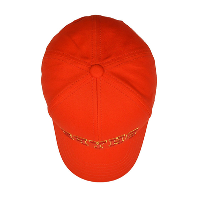 Capuchón de béisbol de algodón personalizado con logotipo bordado visor curvo cierre ajustable
