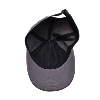 Sombrero de béisbol de algodón bordado con visor curvo de forma no estructurada 6 ojos