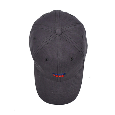 Sombrero de béisbol de algodón bordado con visor curvo de forma no estructurada 6 ojos