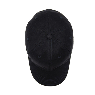Capuchón de béisbol de 6 paneles no estructurado con visera curva