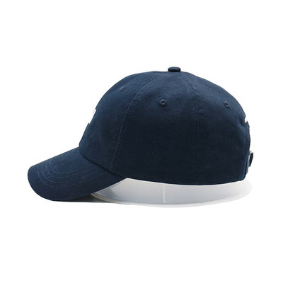 Capuchón de béisbol con logotipo reforzado bordado con costuras de color personalizado