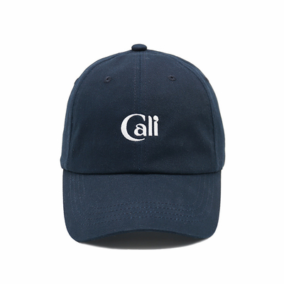 Capuchón de béisbol con logotipo reforzado bordado con costuras de color personalizado