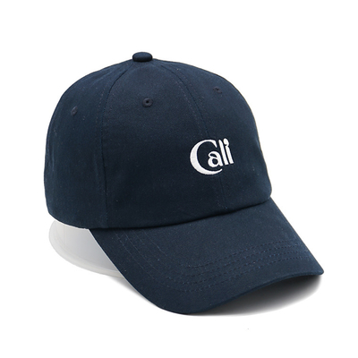 Capuchón de béisbol con logotipo reforzado bordado con costuras de color personalizado