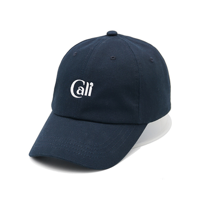 Capuchón de béisbol con logotipo reforzado bordado con costuras de color personalizado