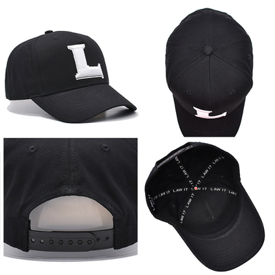 Sombrero de béisbol con costumbre bordado con costuras reforzadas corona de perfil y correa ajustable