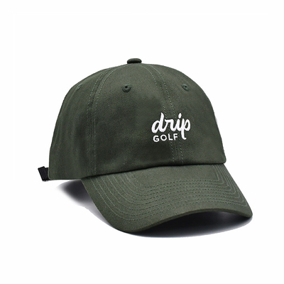 Venta caliente bordado plano 6 paneles gorras de béisbol de alta calidad