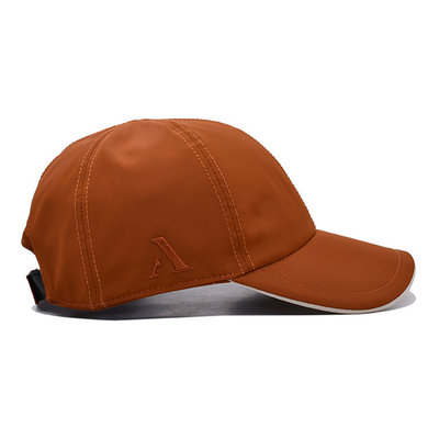 Capuchones personalizados con borde curvo y correa de velcro de cierre de hebilla de metal ajustable