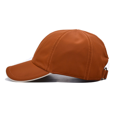 Capuchones personalizados con borde curvo y correa de velcro de cierre de hebilla de metal ajustable
