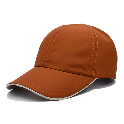Capuchones personalizados con borde curvo y correa de velcro de cierre de hebilla de metal ajustable