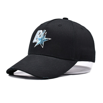 Sombrero de béisbol bordado con hebilla de metal personalizada puede reemplazar a su logotipo