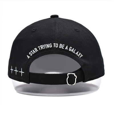 Sombrero de béisbol bordado con hebilla de metal personalizada puede reemplazar a su logotipo