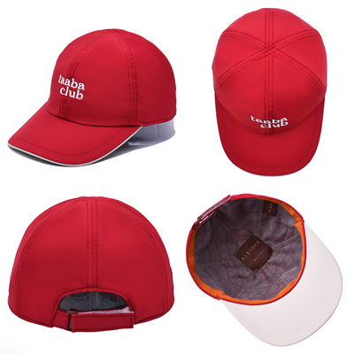 Capuchón de béisbol bordado con visor curvo para el uso diario