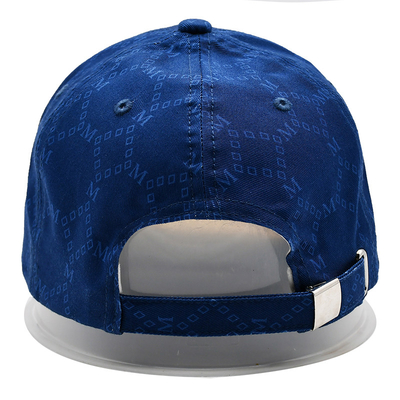 Capuchones de Jacquard personalizados con visor curvo y correa ajustable con ojos bordados que coinciden con el color de la tela