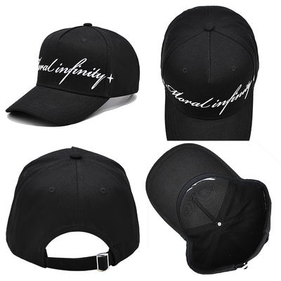 Capuchas de béisbol con visor curvo de corona estructurada de algodón 100% para cualquier edad