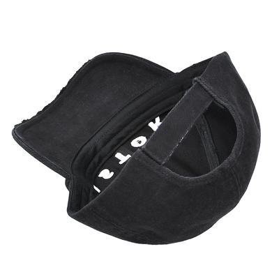 Visor curvo 6 Panel Béisbol Cap Personalizar su estilo con algodón con angustiado