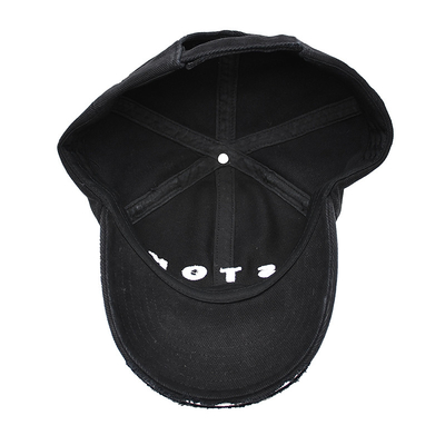 Visor curvo 6 Panel Béisbol Cap Personalizar su estilo con algodón con angustiado