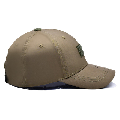 Cintas de velcro ajustables 6 panel Béisbol con visor curvo y 6 ojos