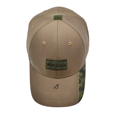 Cintas de velcro ajustables 6 panel Béisbol con visor curvo y 6 ojos