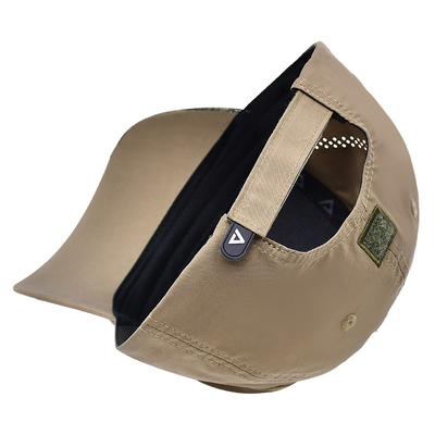 Cintas de velcro ajustables 6 panel Béisbol con visor curvo y 6 ojos