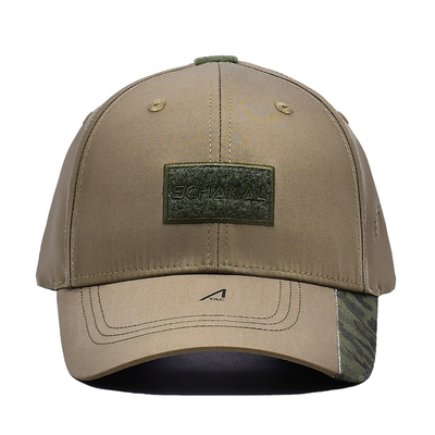 Cintas de velcro ajustables 6 panel Béisbol con visor curvo y 6 ojos