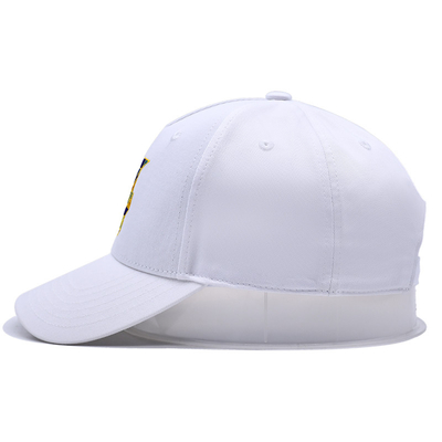 Capuchón de béisbol estructurado de cinco paneles con logotipo bordado