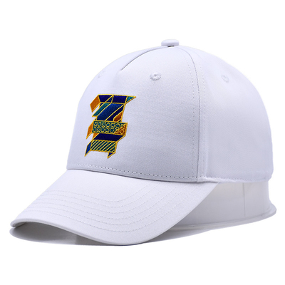Capuchón de béisbol estructurado de cinco paneles con logotipo bordado