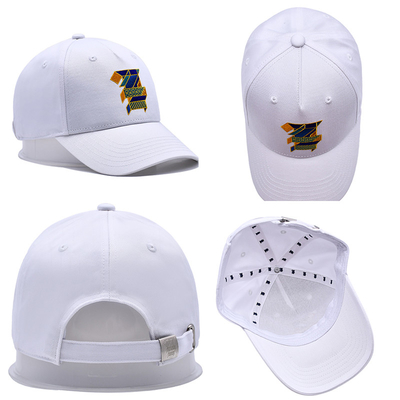 Capuchón de béisbol estructurado de cinco paneles con logotipo bordado