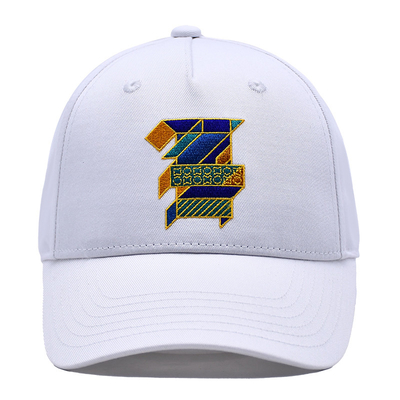 Capuchón de béisbol estructurado de cinco paneles con logotipo bordado