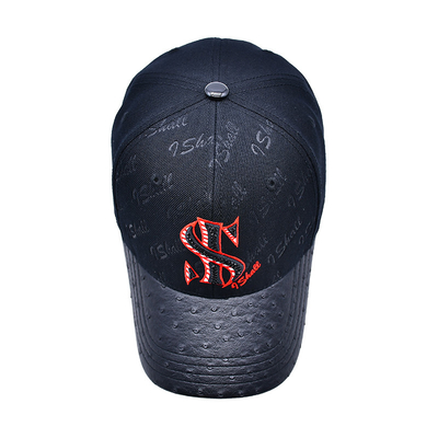 Correa ajustable y diseño estructurado 6 panel de pelota de béisbol para personalización