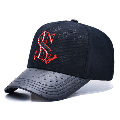 Correa ajustable y diseño estructurado 6 panel de pelota de béisbol para personalización