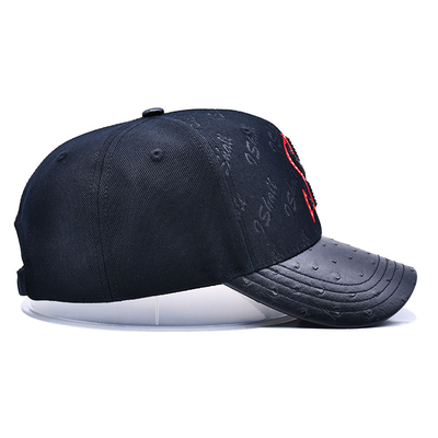 Correa ajustable y diseño estructurado 6 panel de pelota de béisbol para personalización