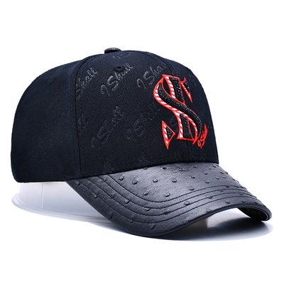 Correa ajustable y diseño estructurado 6 panel de pelota de béisbol para personalización