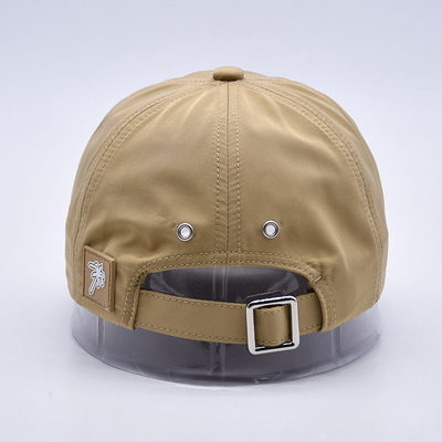 Fabrica de calidad profesional 6 paneles de fabricación de gorras de béisbol con parche de caucho