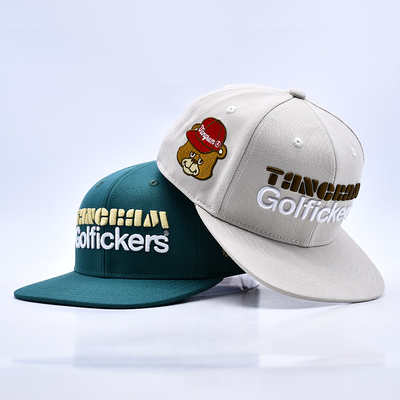 Logotipo de bordado en 3D Calidad elegante 6 paneles Sombrero Snapback Venta caliente