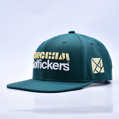 Logotipo de bordado en 3D Calidad elegante 6 paneles Sombrero Snapback Venta caliente
