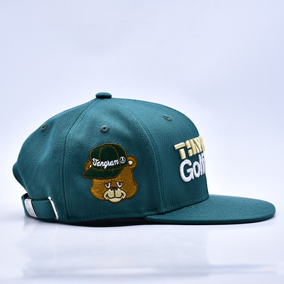 Logotipo de bordado en 3D Calidad elegante 6 paneles Sombrero Snapback Venta caliente