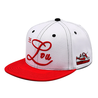 Sombreros de sombrero de borde plano con logotipos personalizados