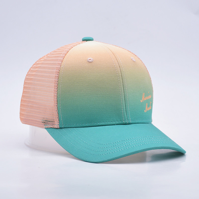 Precio de fábrica Seis paneles Construido camionero Baseball Cap Match El color de la tela
