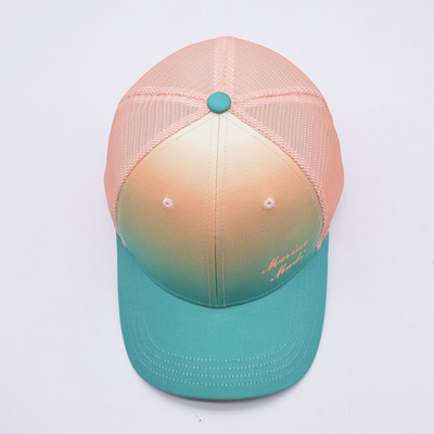 Precio de fábrica Seis paneles Construido camionero Baseball Cap Match El color de la tela