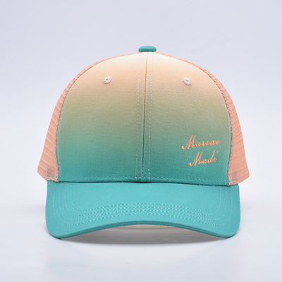 Precio de fábrica Seis paneles Construido camionero Baseball Cap Match El color de la tela