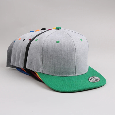 Sombreros de ocio de gran tamaño Sombreros de ocio de 6 paneles con tapa plana para actividades al aire libre