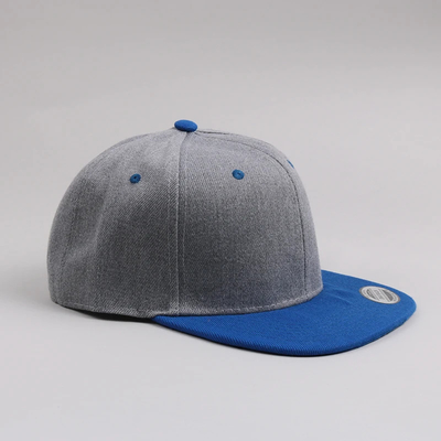 Nuevo Adulto 6 Panel Cap Snapback Personalizado Dos Tonos Flat Cap Snapback de borde