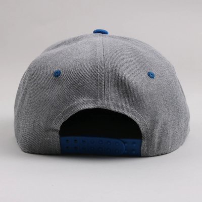 Nuevo Adulto 6 Panel Cap Snapback Personalizado Dos Tonos Flat Cap Snapback de borde