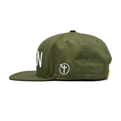Logotipo personalizado bordado Sombrero Snapback con algodón ligero