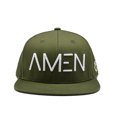 Logotipo personalizado bordado Sombrero Snapback con algodón ligero