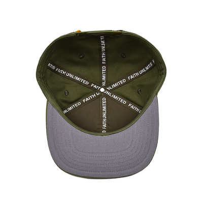 Logotipo personalizado bordado Sombrero Snapback con algodón ligero
