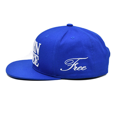 Sombrero Snapback de borde plano transpirable con logotipo bordado a medida