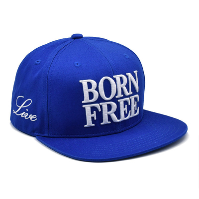 Sombrero Snapback de borde plano transpirable con logotipo bordado a medida