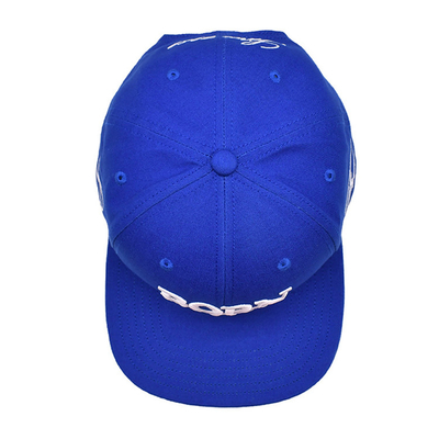 Sombrero Snapback de borde plano transpirable con logotipo bordado a medida